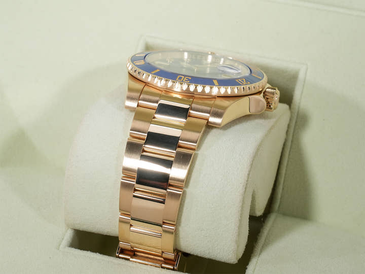 ロレックス サブマリーナー デイト Ref.116618GLB イエローゴールド ブルー文字盤 中古 nzs594uz