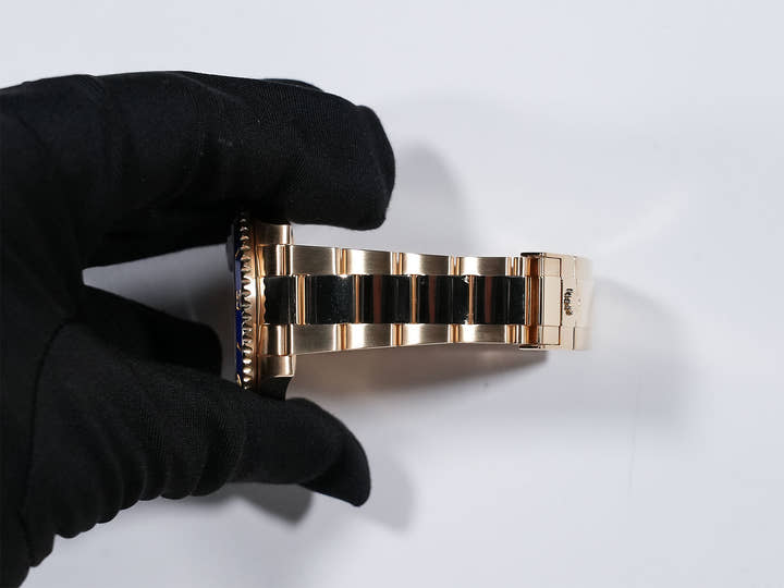 ロレックス サブマリーナー デイト Ref.116618GLB イエローゴールド ブルー文字盤 中古 nzs594uz