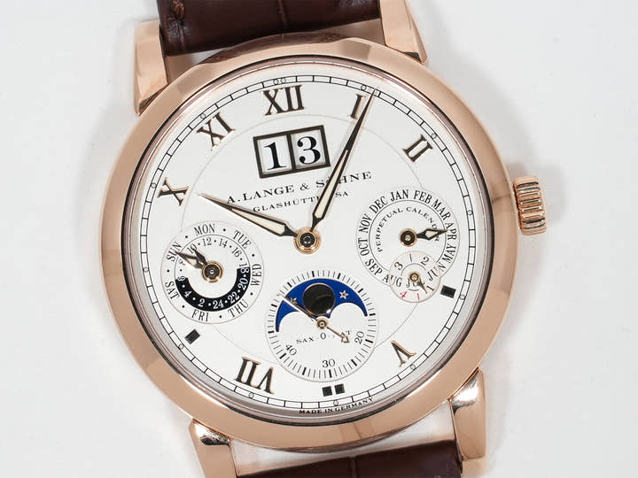 A.ランゲ&ゾーネ ランゲマティック パーペチュアルカレンダー Ref.310.032E シルバー文字盤 中古 nt69mizp