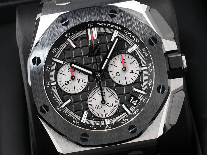 Audemars Piguet Royal Oak Offshore Chronograph Ref. 26420SO.OO.A002CA.01 Stainless Steel/Black Ceramic Black Dial
