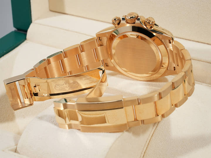 ロレックス デイトナ Ref.116508 イエローゴールド グリーン文字盤 美品 kj86wetr