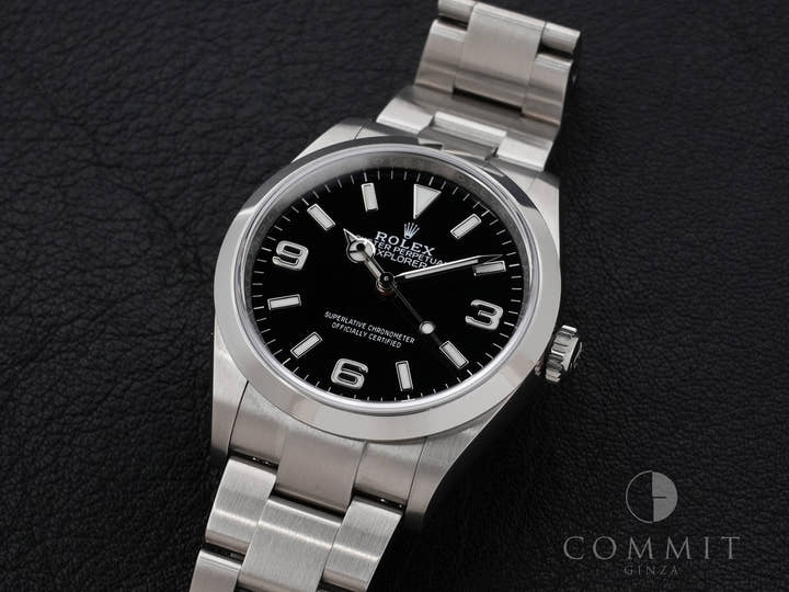 ロレックス エクスプローラー36 Ref.124270 ステンレススチール ブラック文字盤