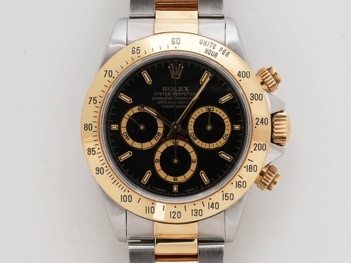 ロレックス デイトナ エルプリメロ Ref.16523 ステンレススチール/イエローゴールド ブラック文字盤