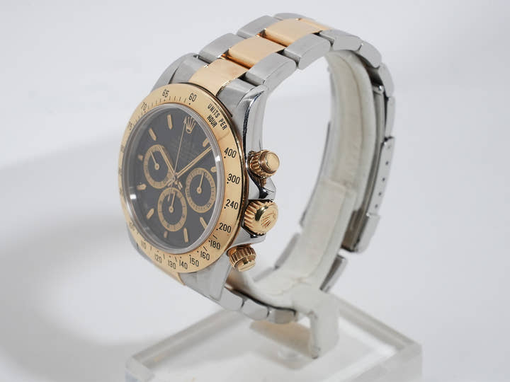ロレックス デイトナ エルプリメロ Ref.16523 ステンレススチール/イエローゴールド ブラック文字盤
