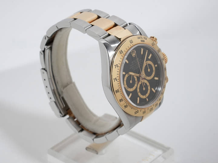 ロレックス デイトナ エルプリメロ Ref.16523 ステンレススチール/イエローゴールド ブラック文字盤