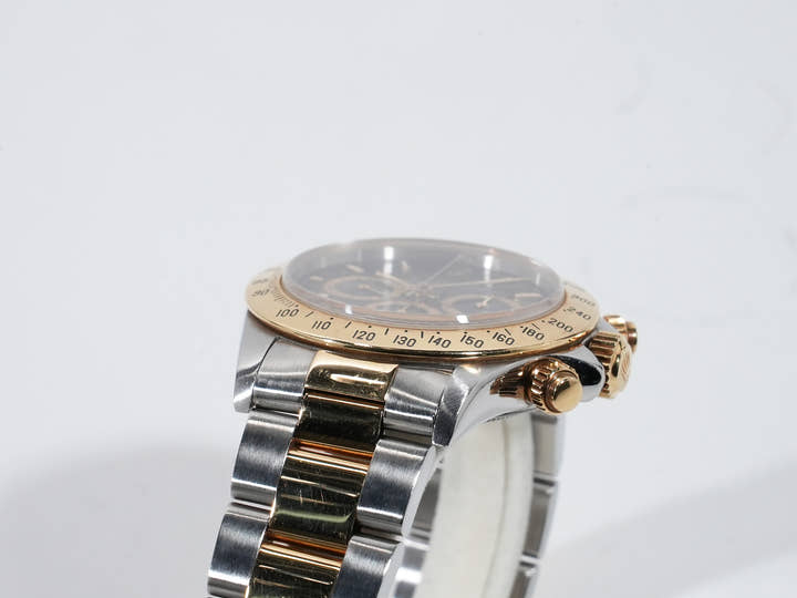 ロレックス デイトナ エルプリメロ Ref.16523 ステンレススチール/イエローゴールド ブラック文字盤