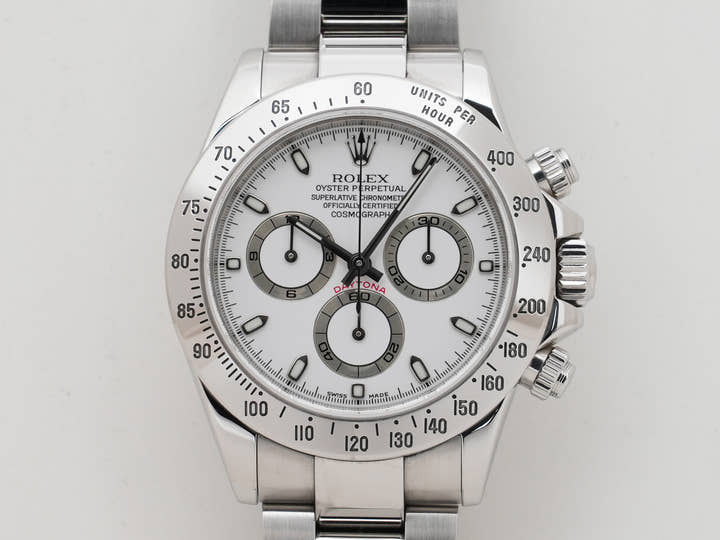 ロレックス デイトナ Ref.116520 ステンレススチール ホワイト文字盤
