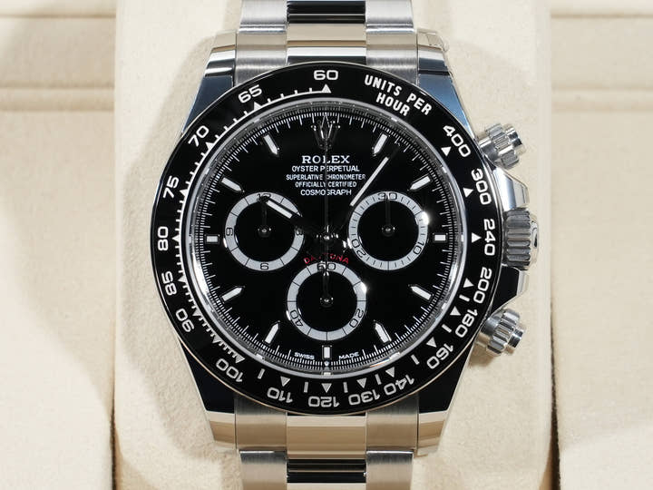 ロレックス デイトナ Ref.126500LN ステンレススチール ブラック文字盤