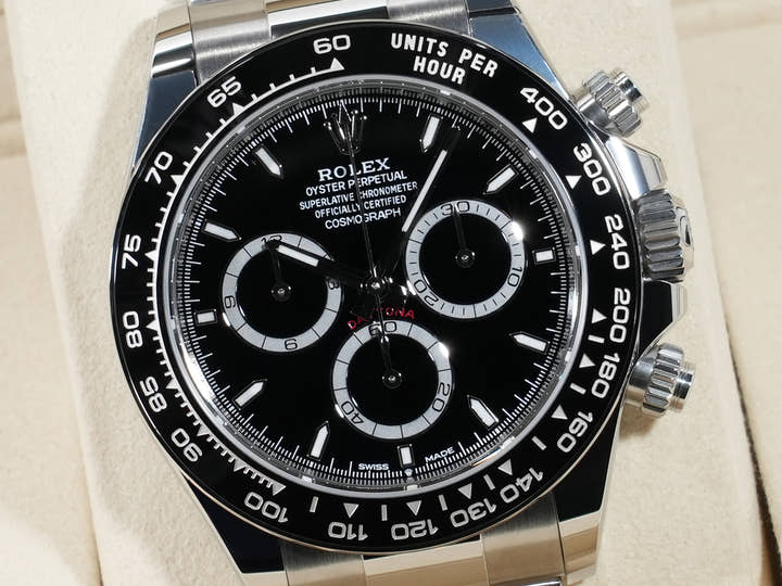 ロレックス デイトナ Ref.126500LN ステンレススチール ブラック文字盤