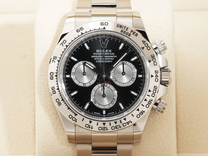 ロレックス デイトナ Ref.126509 ホワイトゴールド ブライトブラックxスチール文字盤