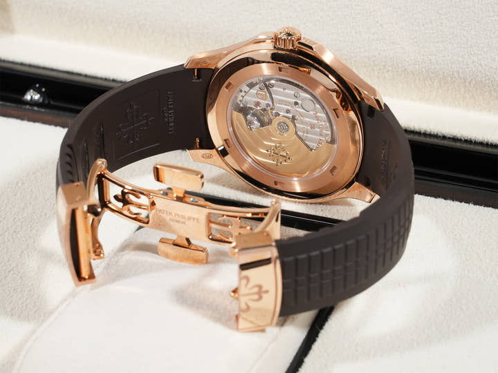 パテックフィリップ アクアノート Ref.5167R-001 ローズゴールド ブラウン文字盤