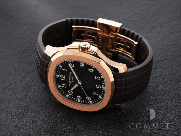 パテックフィリップ アクアノート Ref.5167R-001 ローズゴールド ブラウン文字盤