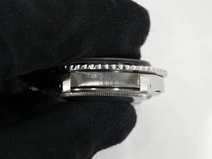 ロレックス GMTマスター Ref.1675 ステンレススチール ブラック文字盤 オイスターブレスレット