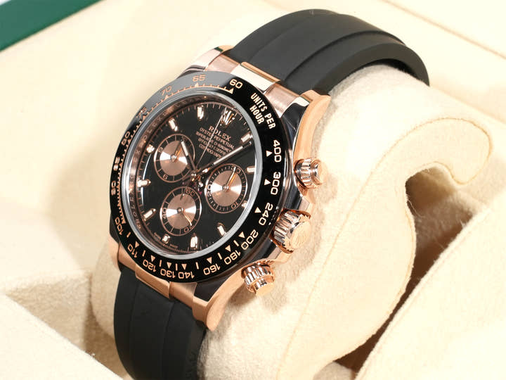 ロレックス デイトナ Ref.116515LN エバーローズゴールド ブラックxピンク文字盤