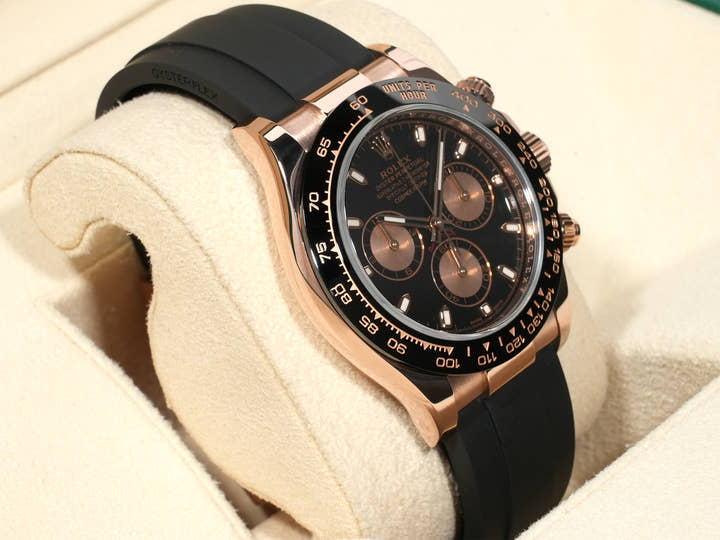 ロレックス デイトナ Ref.116515LN エバーローズゴールド ブラックxピンク文字盤