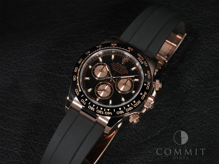 ロレックス デイトナ Ref.116515LN エバーローズゴールド ブラックxピンク文字盤