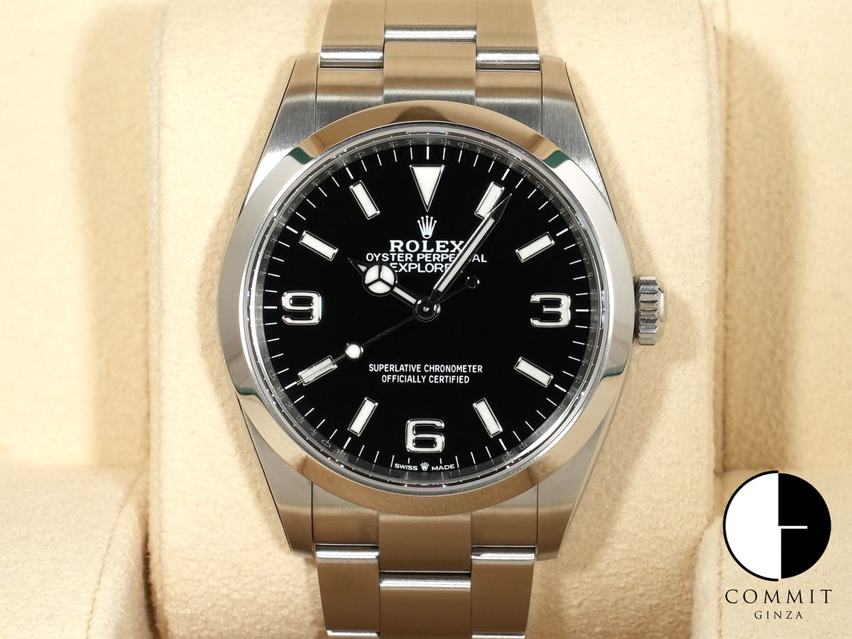 Rolex Explorer 36 Ref. 124270 Stainless Steel Black Dial