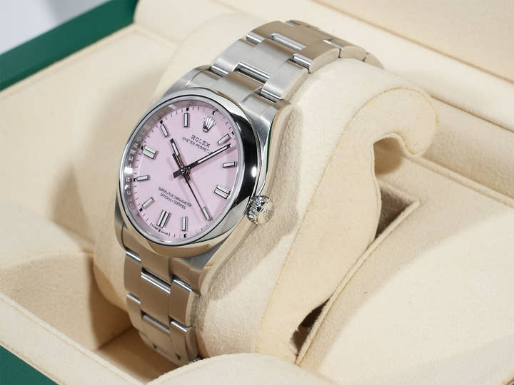 ロレックス オイスターパーペチュアル36 Ref.126000 ステンレススチール キャンディピンク文字盤