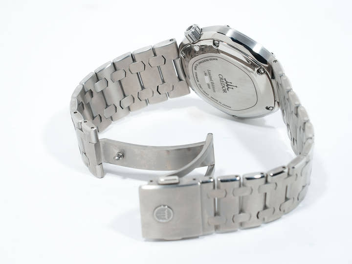 セイコー クレドール ロコモティブ Ref.GCCR999 TI ブラック文字盤 中古 g2fqk3uv