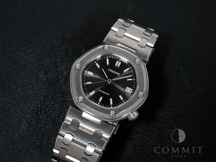 セイコー クレドール ロコモティブ Ref.GCCR999 TI ブラック文字盤 中古 g2fqk3uv