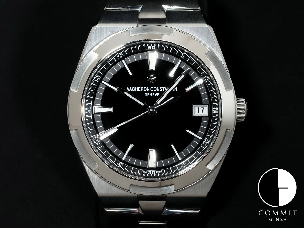 Vacheron Constantin Overseas Ref.4500V/110A-B483 SS Black Dial Used aj29xmsn