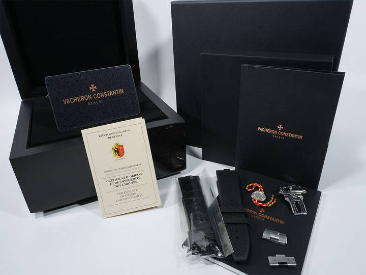 Vacheron Constantin Overseas Ref.4500V/110A-B483 SS Black Dial Used aj29xmsn