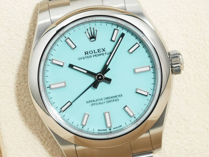 ロレックス オイスターパーペチュアル31 Ref.277200 ステンレススチール ターコイズ文字盤
