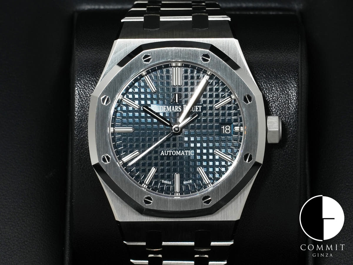 オーデマピゲ ロイヤルオーク Ref.15450ST.OO.1256ST.03 ステンレススチール ブルー文字盤