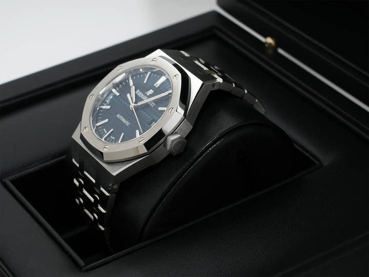 オーデマピゲ ロイヤルオーク Ref.15450ST.OO.1256ST.03 ステンレススチール ブルー文字盤