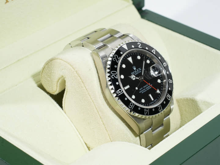 ロレックス GMTマスターII Ref.16710 ステンレススチール ブラック文字盤 オイスターブレスレット
