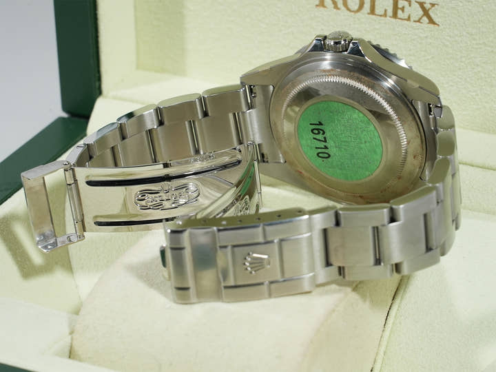 ロレックス GMTマスターII Ref.16710 ステンレススチール ブラック文字盤 オイスターブレスレット