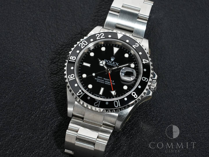 ロレックス GMTマスターII Ref.16710 ステンレススチール ブラック文字盤 オイスターブレスレット