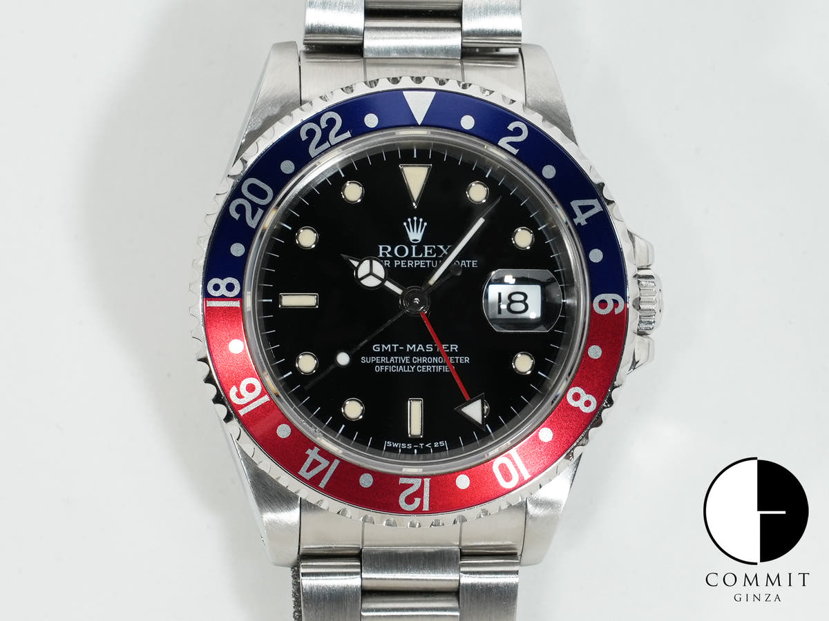 ロレックス GMTマスター Ref.16700 ステンレススチール ブラック文字盤 オイスターブレスレット