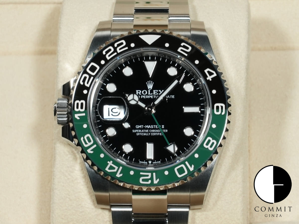 ロレックス GMTマスターII Ref.126720VTNR ステンレススチール ブラック文字盤 オイスターブレスレット