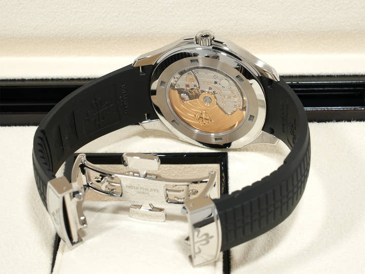 パテックフィリップ アクアノート Ref.5167A-001 ステンレススチール ブラック文字盤