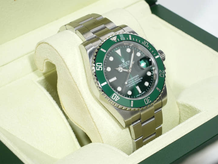 ロレックス サブマリーナー デイト Ref.116610LV ステンレススチール グリーン文字盤