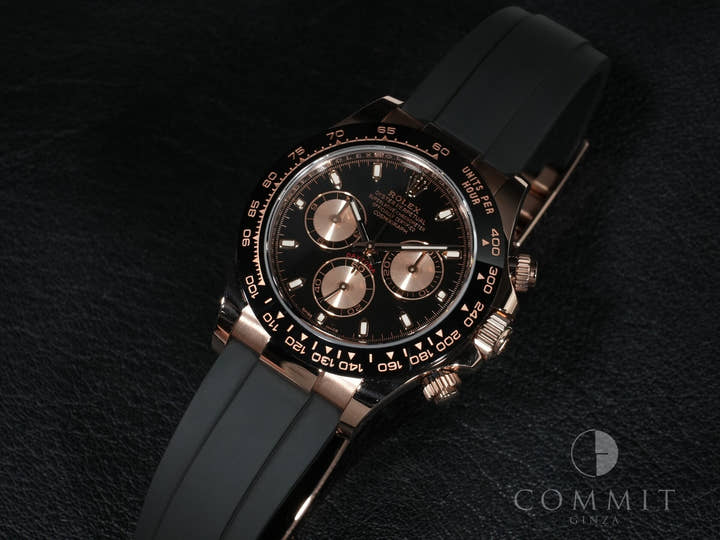 ロレックス デイトナ Ref.116515LN エバーローズゴールド ブラックxピンク文字盤