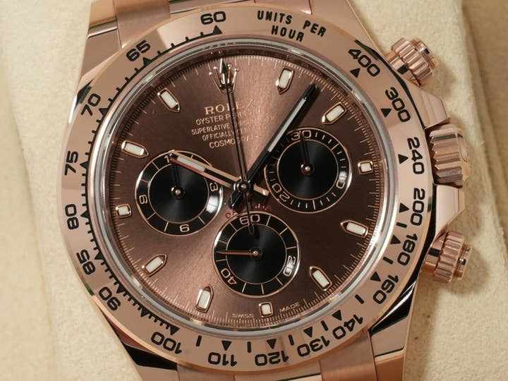 ロレックス デイトナ Ref.116505 エバーローズゴールド チョコレートxブラック文字盤