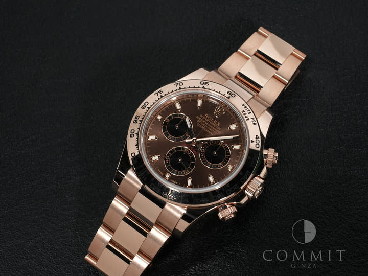 ロレックス デイトナ Ref.116505 エバーローズゴールド チョコレートxブラック文字盤