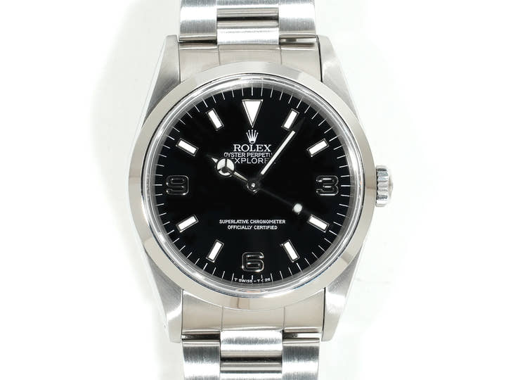 ロレックス エクスプローラーI Ref.14270 ステンレススチール ブラック文字盤