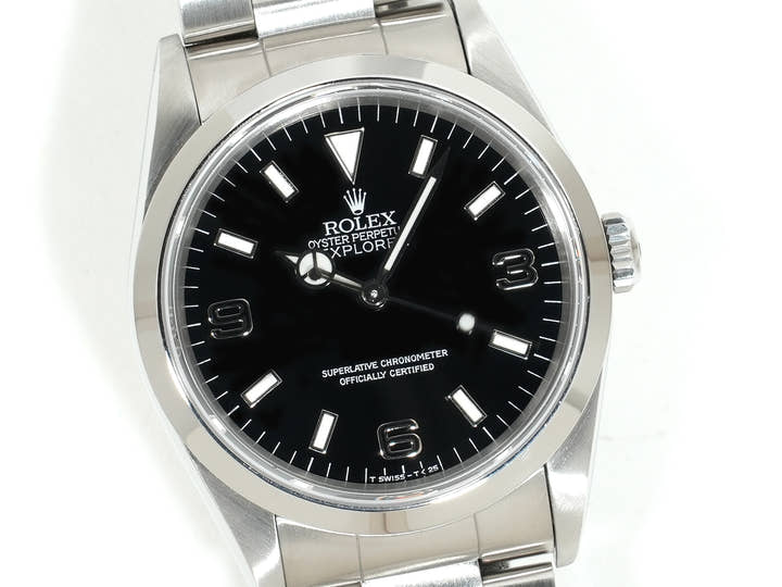 ロレックス エクスプローラーI Ref.14270 ステンレススチール ブラック文字盤