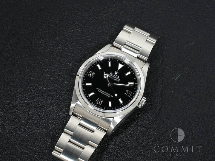 ロレックス エクスプローラーI Ref.14270 ステンレススチール ブラック文字盤