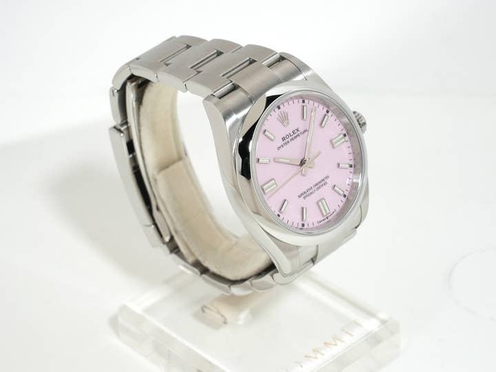 ロレックス オイスターパーペチュアル36 Ref.126000 ステンレススチール キャンディピンク文字盤