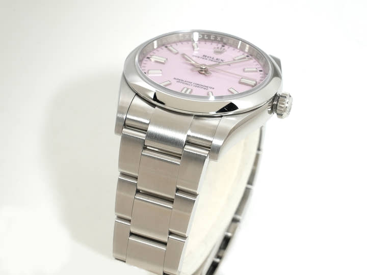 ロレックス オイスターパーペチュアル36 Ref.126000 ステンレススチール キャンディピンク文字盤