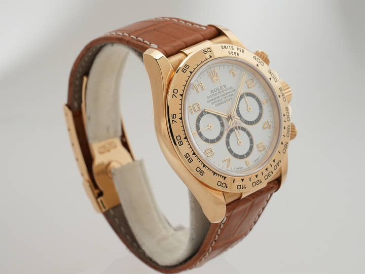 ロレックス デイトナ エルプリメロ Ref.16518 イエローゴールド ホワイト文字盤 中古 yppfw8e8