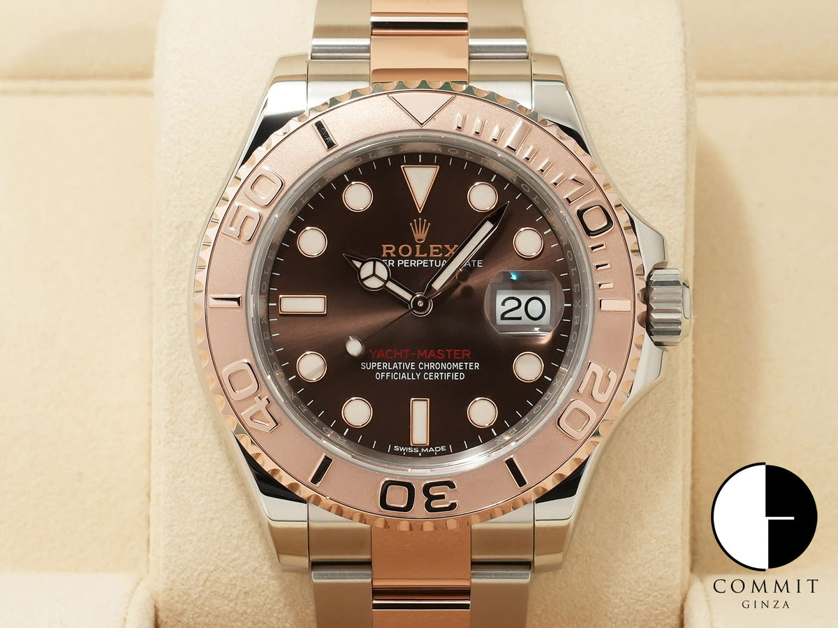 ロレックス ヨットマスター40 Ref.116621 ステンレススチール/エバーローズゴールド チョコレート文字盤