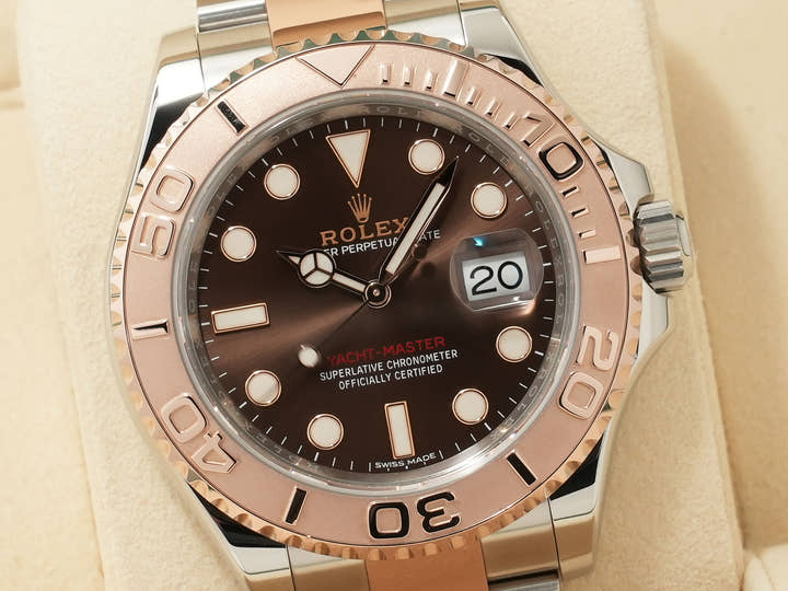 ロレックス ヨットマスター40 Ref.116621 ステンレススチール/エバーローズゴールド チョコレート文字盤