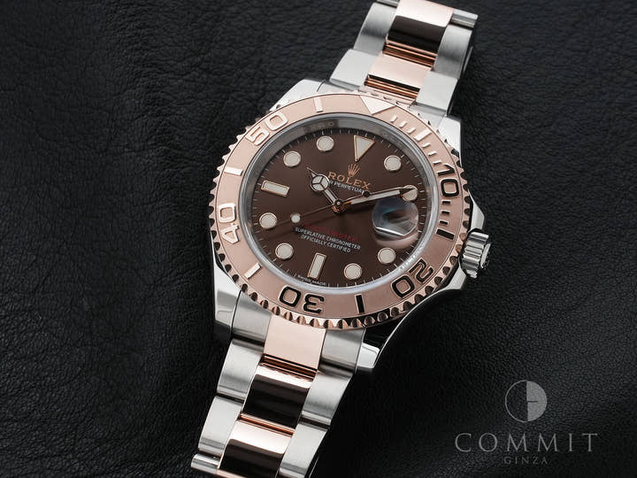 ロレックス ヨットマスター40 Ref.116621 ステンレススチール/エバーローズゴールド チョコレート文字盤