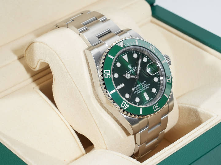 ロレックス サブマリーナー デイト Ref.116610LV ステンレススチール グリーン文字盤