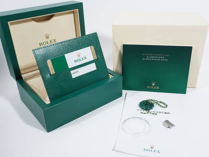 ロレックス サブマリーナー デイト Ref.116610LV ステンレススチール グリーン文字盤
